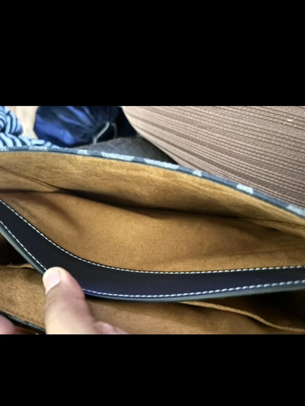 Coach navy signature